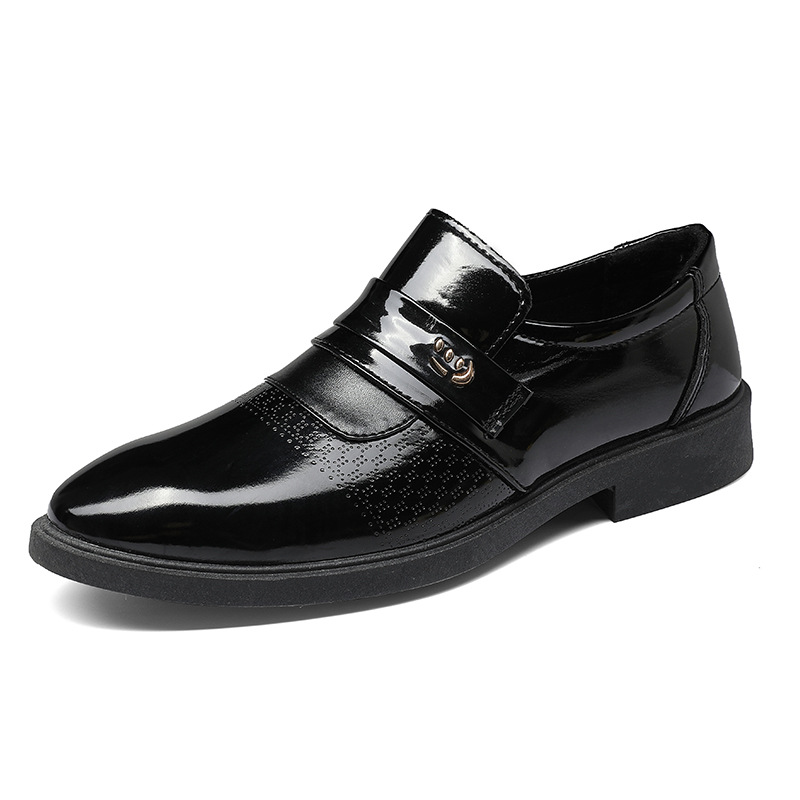 Cross-border con el nuevo tipo de zapatos de cuero de hombre, zapatos de estilo de negocios casuales, zapatos casuales de tamaño grande. image 5