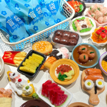 盲袋冰箱磁吸贴仿真食玩3D立体居家装饰贴甜品美食冰箱留言磁力贴