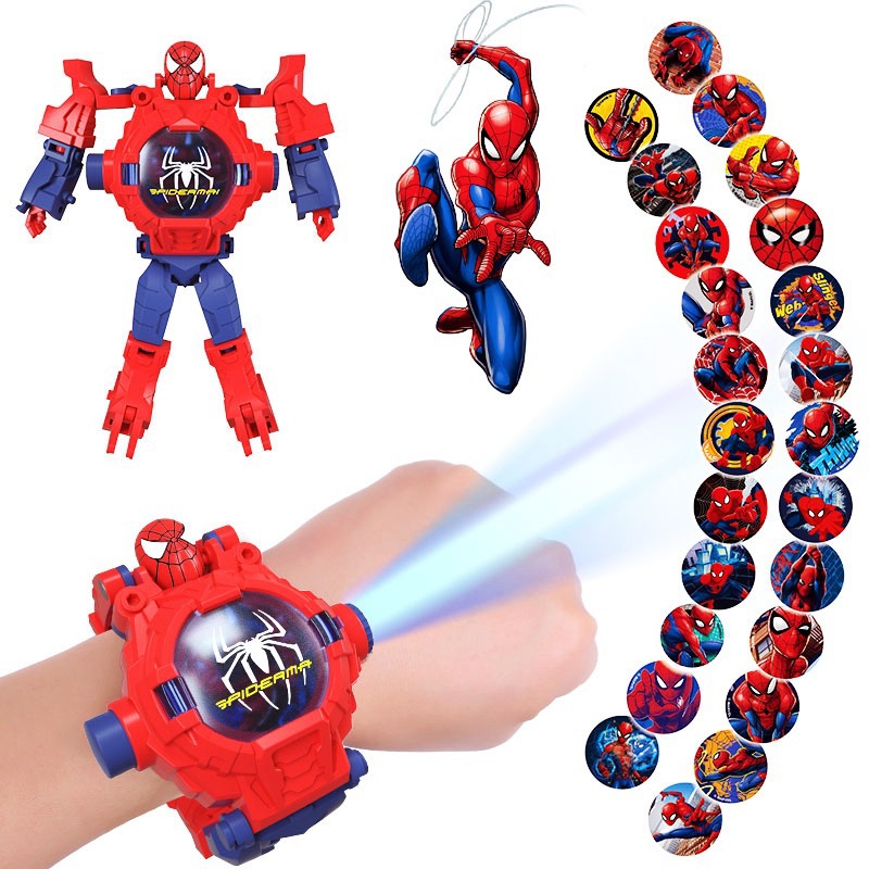 OPP bagged Spider-Man transformation [24 picture projection + time]