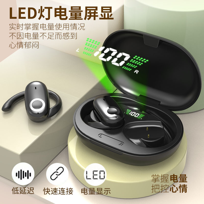 Nuevo auricular Bluetooth inalámbrico TWS no-en-oído giratorio 130 ° para Huawei Apple Xiaomi al por mayor