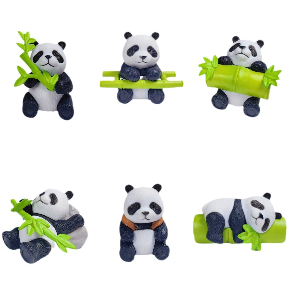 Three dimensional fridge magnet, magnetic souvenir, panda, 3D