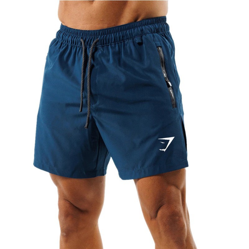 Pantalones cortos de hombre 2 - en - 1 pantalones cortos de doble capa entrenamiento muscular fitness casual pantalones cortos de impresión sueltos