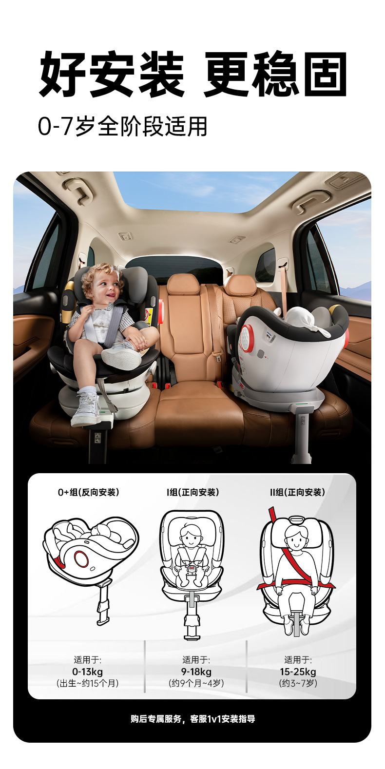 [Brand Source] Cat Head Owl Magic Turn Ultra2 Child Safety Seat 0-7 Years Old Car Safety Seat
