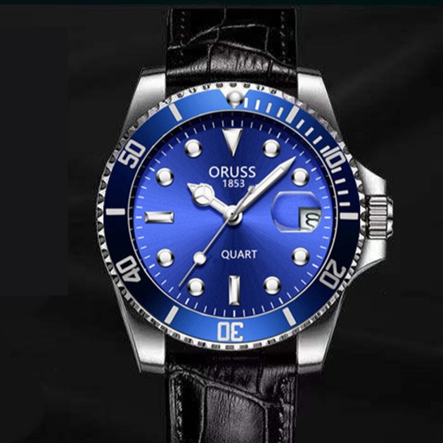 2024 핫 스타일 내구성 벨트 물 유령 방수 석영 시계 비즈니스 분위기 고등학교 학생 남성 시계