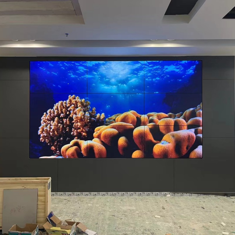 100-200寸LED液晶拼接屏46/49/554k会议室显示器监视器4K可视