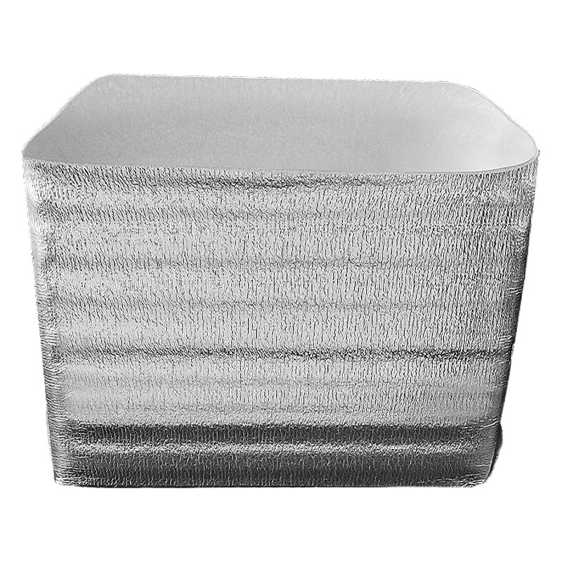 Stereo Thickened Insulation Bag Extra Large Aluminum Foil Packaging Disposable Takeaway Navel Orange 10-inch Single Layer Cake Tin Paper Insulation