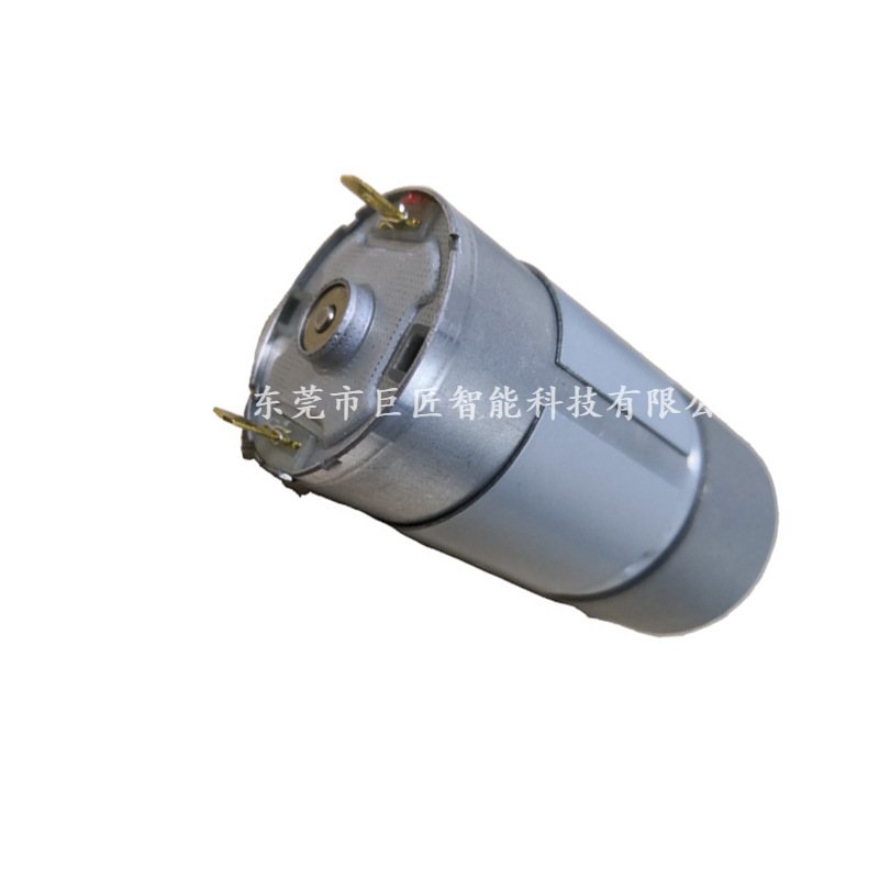RS555遥控车位锁减速电机 37mm正齿轮微型减速电机