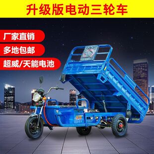 電動三輪車拉貨載重王電瓶車農用車擺攤車家用三輪車快遞車新國標