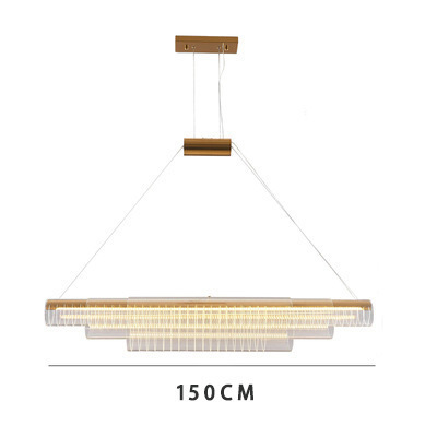 Diseñador creativo posmoderno lámpara LED lujosa lámpara de comedor de barra nórdica minimalista lámpara de restaurante creativa