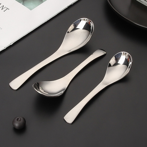304 stainless steel spoon Internet celebrity Earl's spoon household rice spoon children's dessert spoon hotel spoon palace spoon