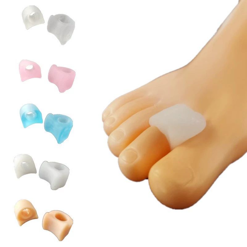 Силиконовый разделитель пальцев ног Перекрывающийся разделитель пальцев Разделитель большого пальца ноги Кольцевой разделитель пальцев