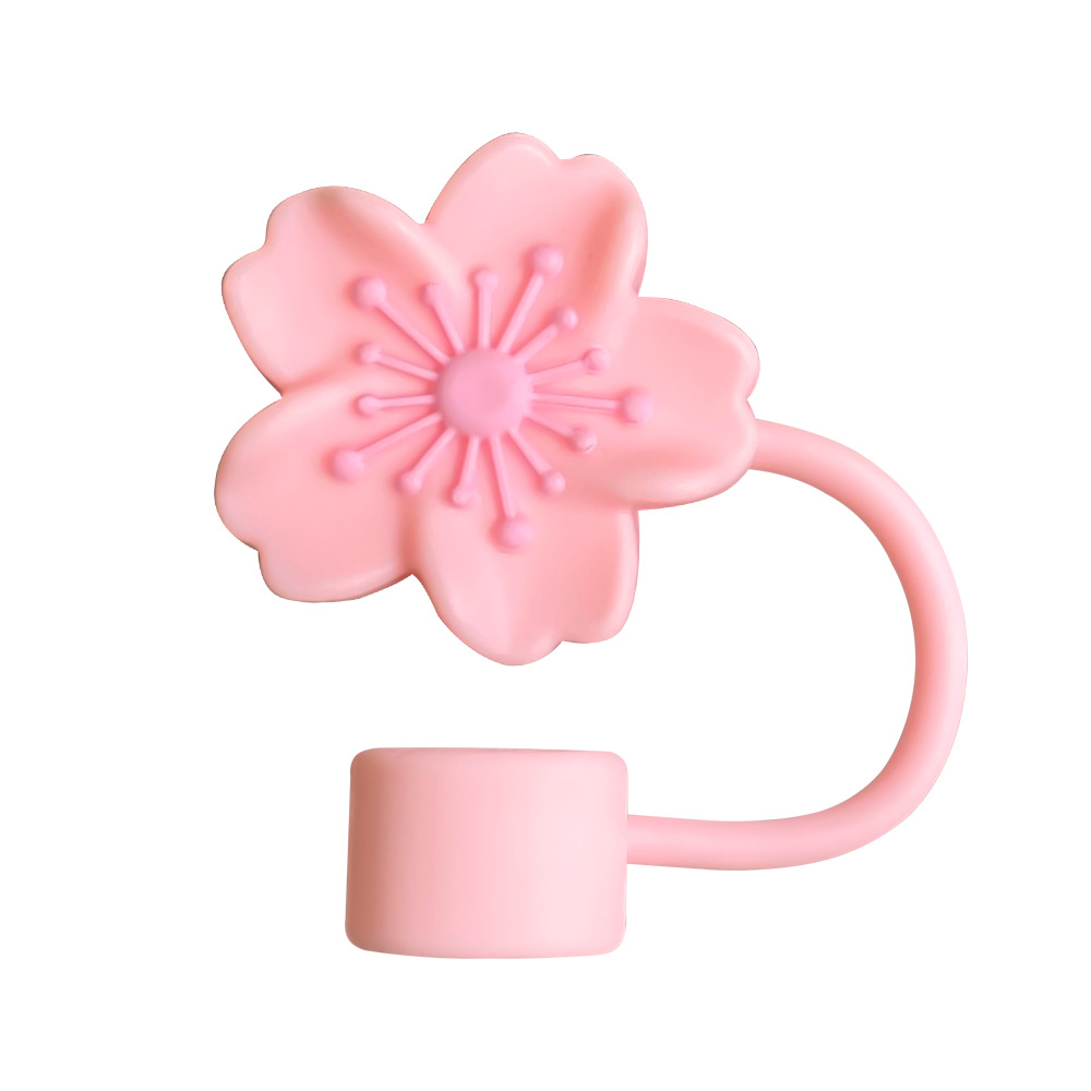 Flor de cerezo de silicona rosa