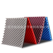 背胶自沾式波浪海绵片材阻燃隔音海绵材料各种规格波浪形鸡蛋海绵