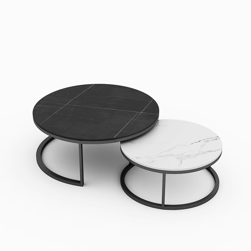Amazonas mesa de té lujosa mesa de café de alta calidad de mesa de mesa de vidrio mesa de café de hierro forjado tamaño de mesa de té redonda