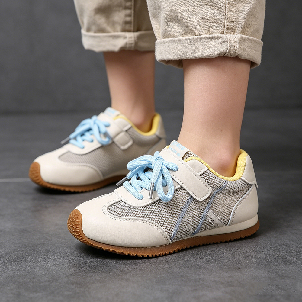 Children's New Style Casual Breathable Sneakers, Non-Slip and Wear-Resistant Girls' Running Shoes 2824