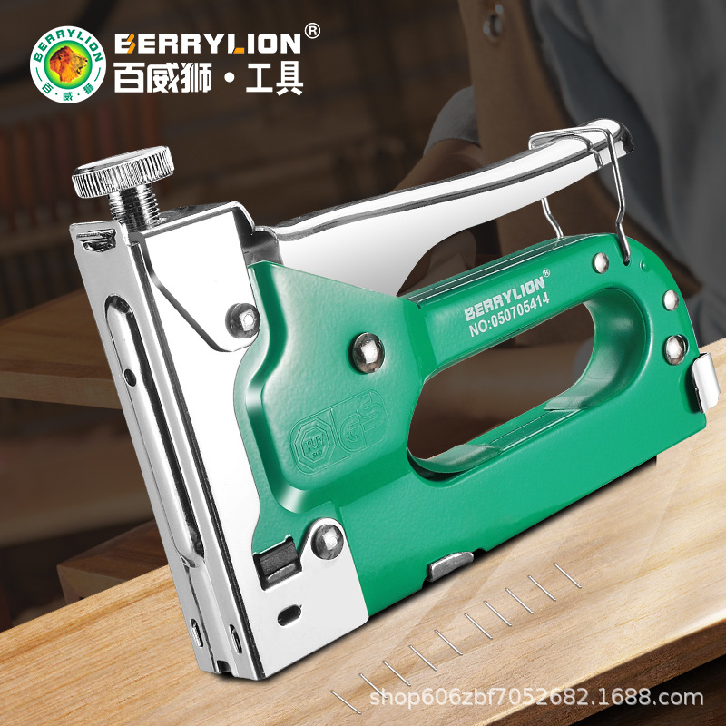 百威狮手动打钉枪码钉枪气钉枪钉子木工专用直订书神器家用u型t
