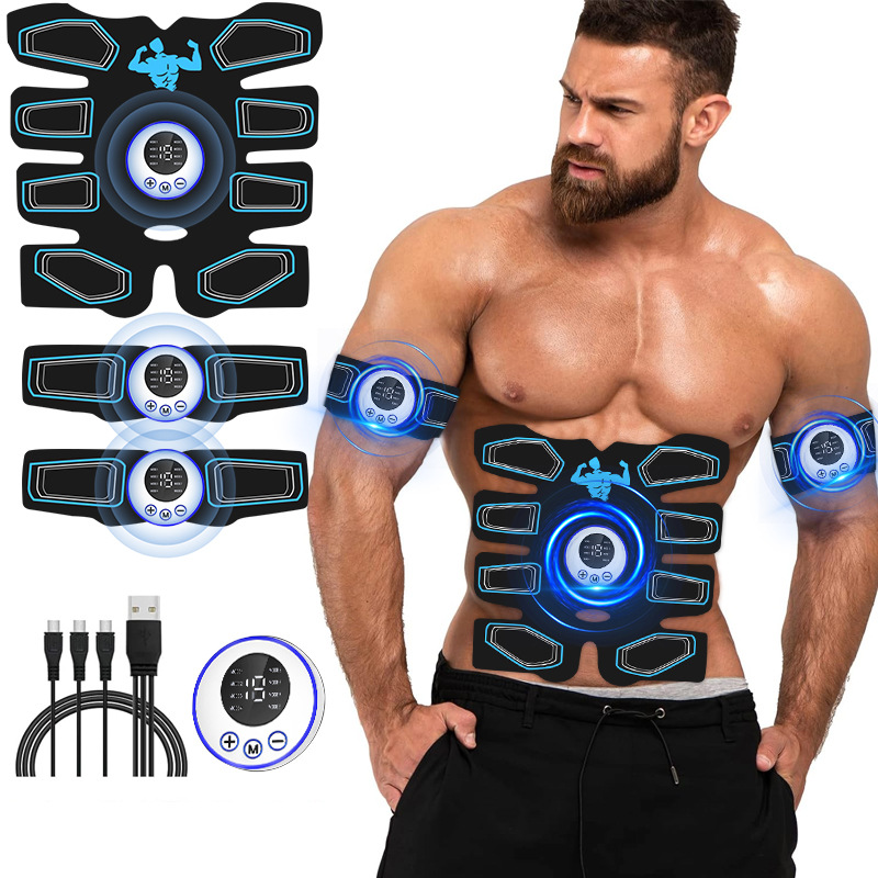 Ems Smart Abdominal Muscle Patch Fitness Equipment Home Lazy Slim Belly Micro-Electric Abdominal Belt Abdominal Muscle Artifact