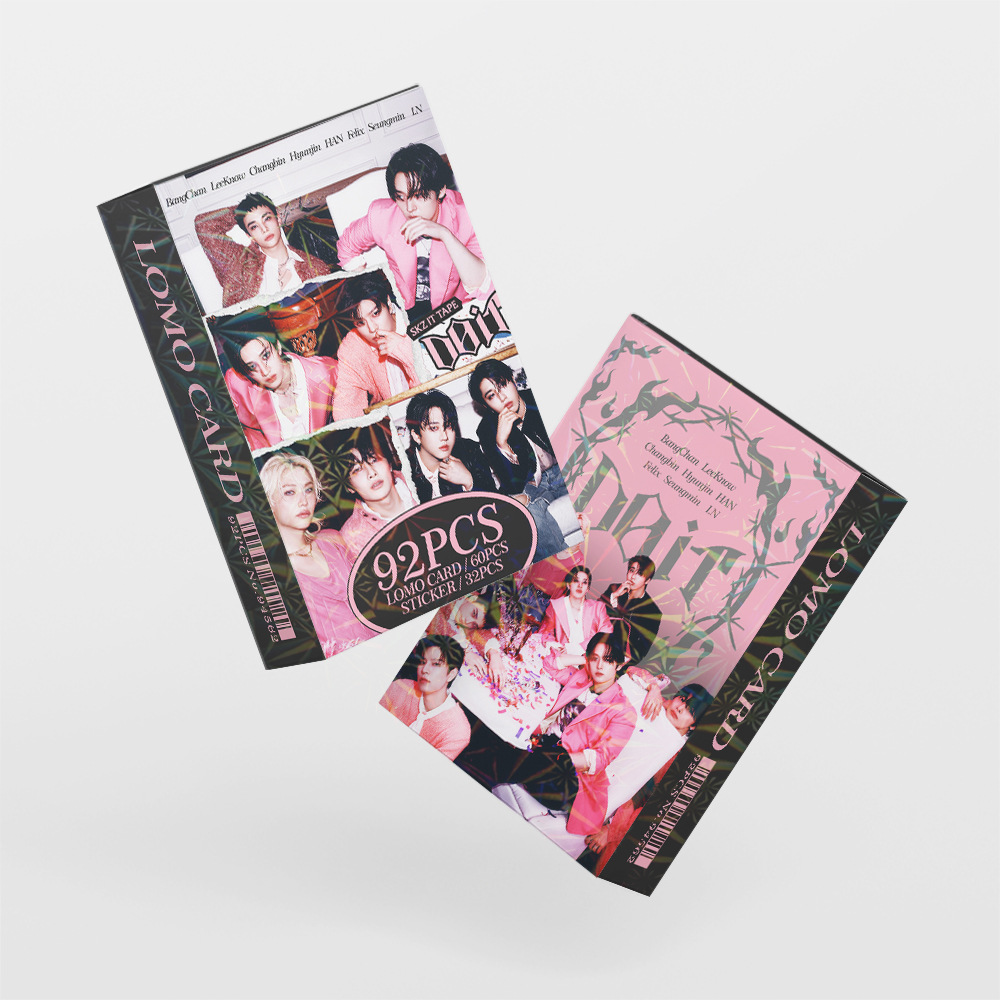92–124 Stück SKZ IT TAPE: DO IT Neues Album-Fotokarten-Set – koreanische Idol-LOMO-Karten zum Sammeln mit Bonus-Aufklebern – Detail 16