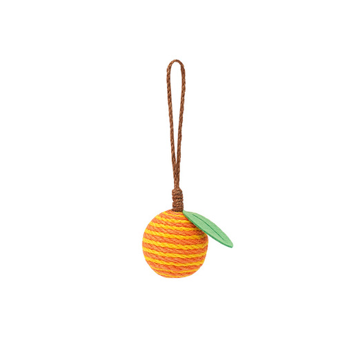 Zeze Toy Ball Sisal Fruit Cat Toy Cat Self-Happiness Relief Cat Stick Bite-resistant Pet Cat Supplies
