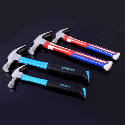 Flag handle claw hammer, nail hammer, nail pulling hammer, forged steel claw hammer, nail puller hammer, claw hammer