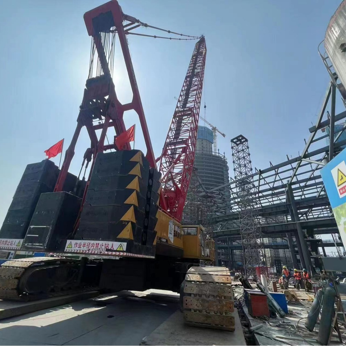 三一260T起重机 履带起重机 2015年左右产 二手SANYI