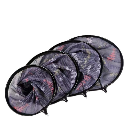 Reinforced single-head nano-mesh landing net kit—ultralight, hook-resistant design for competitive fishing, black pit use, and both recreational and wild-angling applications.