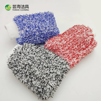 Glove Microfiber Coral | Yunhai Car cleaning tools
