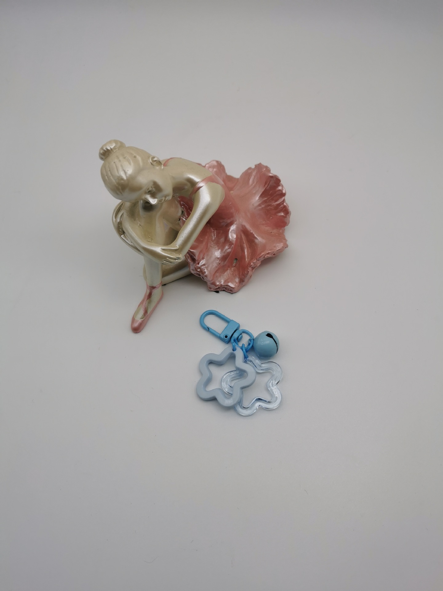 Acrílico hueco estrella de cinco puntas ins colgante verano diversión de los niños colgante llavero accesorios auricular inalámbrico caso de la joyería