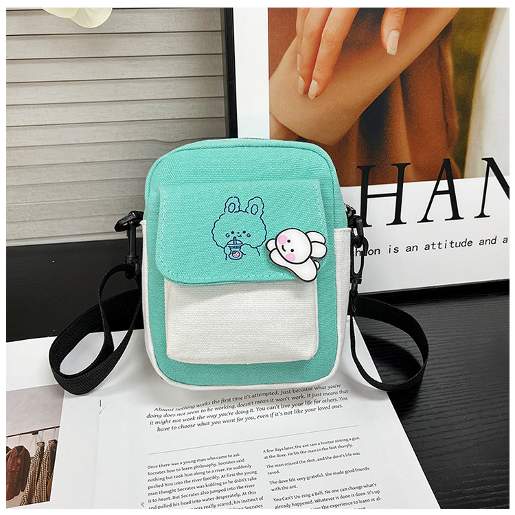 토끼풍 그린 + 토끼핀