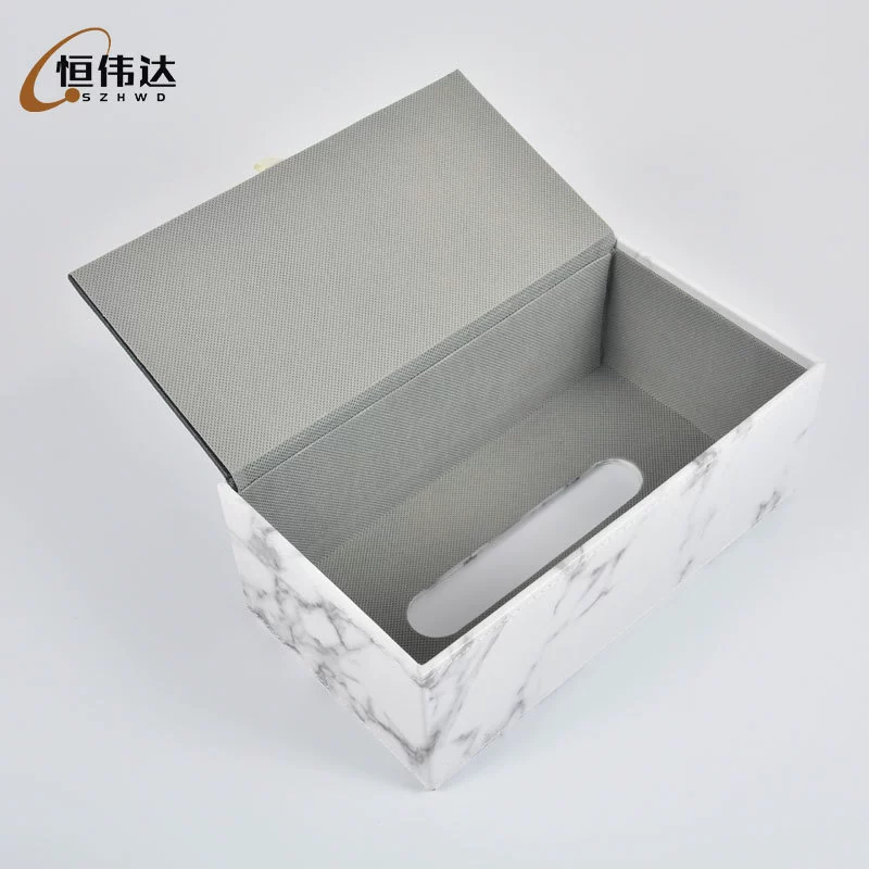 [Креативная домашняя кожаная коробка для салфеток, PU-кожаная коробка для бумаги для отелей, настольная коробка для салфеток в ресторане]