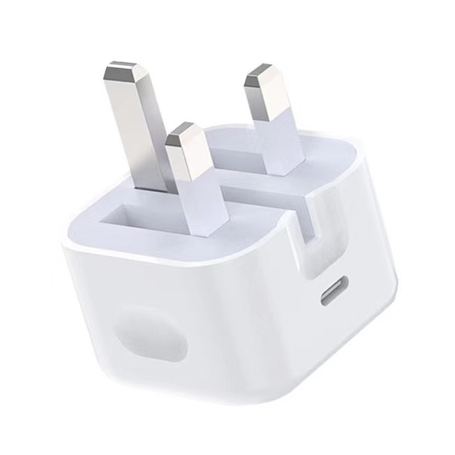 Chargeur rapide adapté au téléphone Apple PD20W, Standard britannique, édition de Port de pied pliable, tête de charge_voghion.com