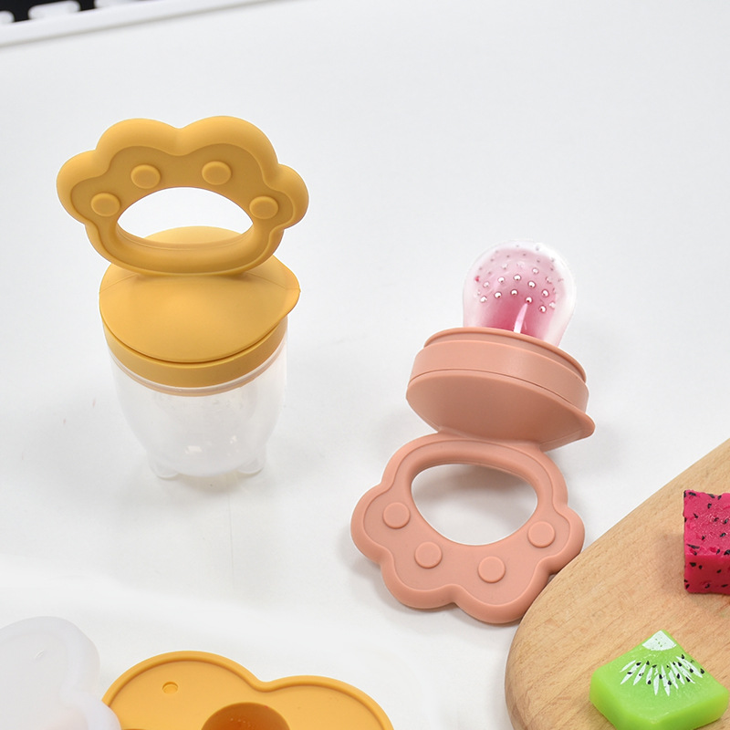 Cross-border Baby Fruit and Vegetable Bite Fruit Food Supplemental Silicone Mesh Bag Maternal and Infant Products Baby Pacifier Gum