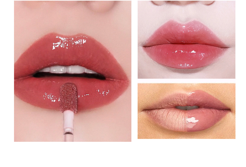 Fit Colors Marble Mirror Lip Gloss Water Essence Lip Mask Easy to Apply lip gloss Item Picture