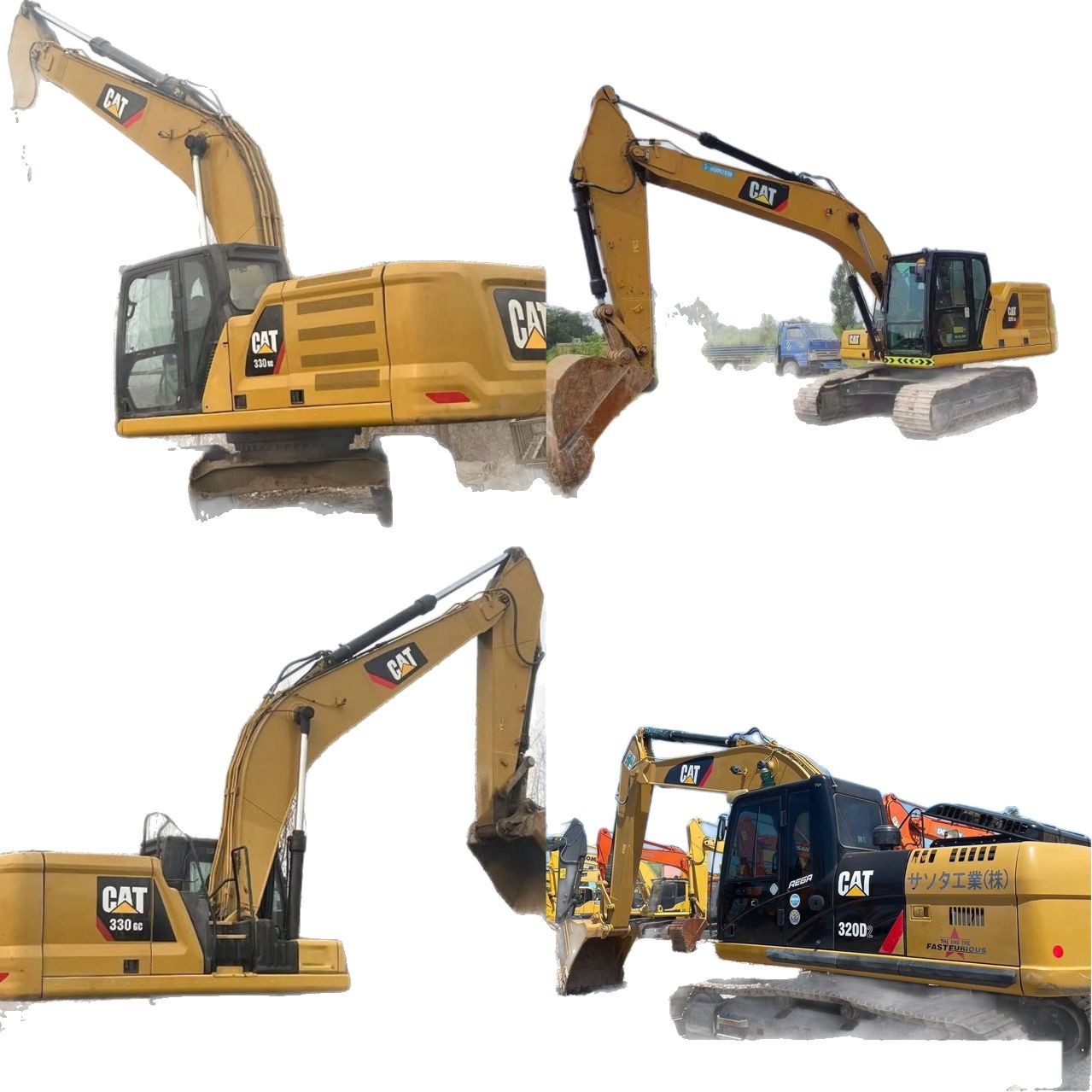 Excavadora de segunda mano 320D de Jiangmen en todo el país CAT307 línea especial de exportación de vehículos especiales