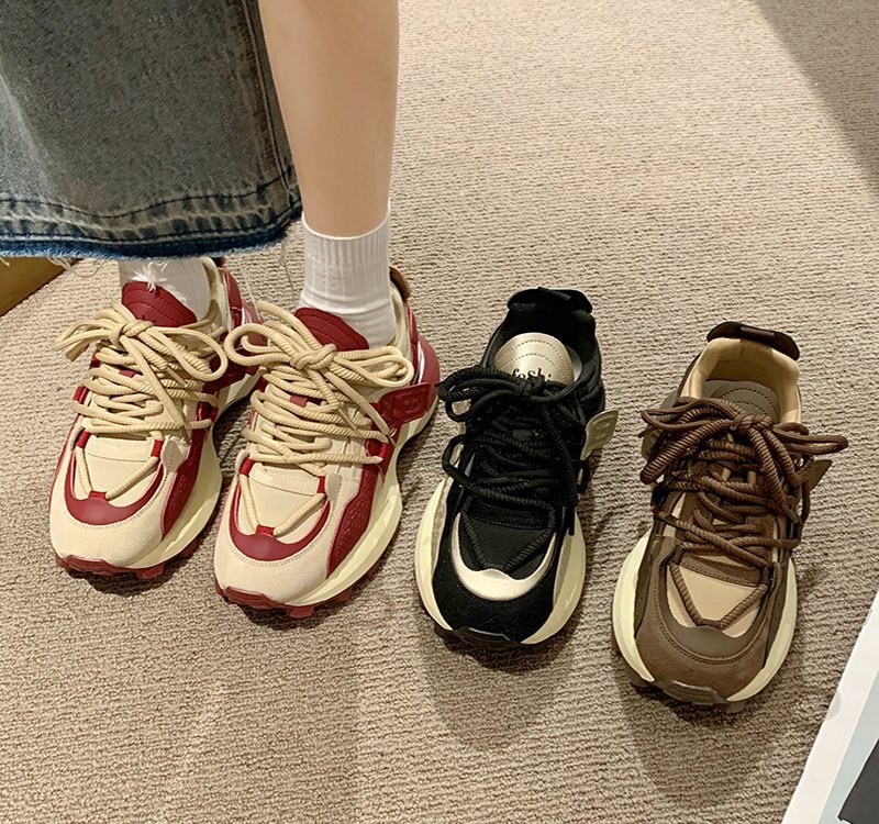Versatile Women's Dad Running Shoes With Thick Soles And Comfort_voghion.com