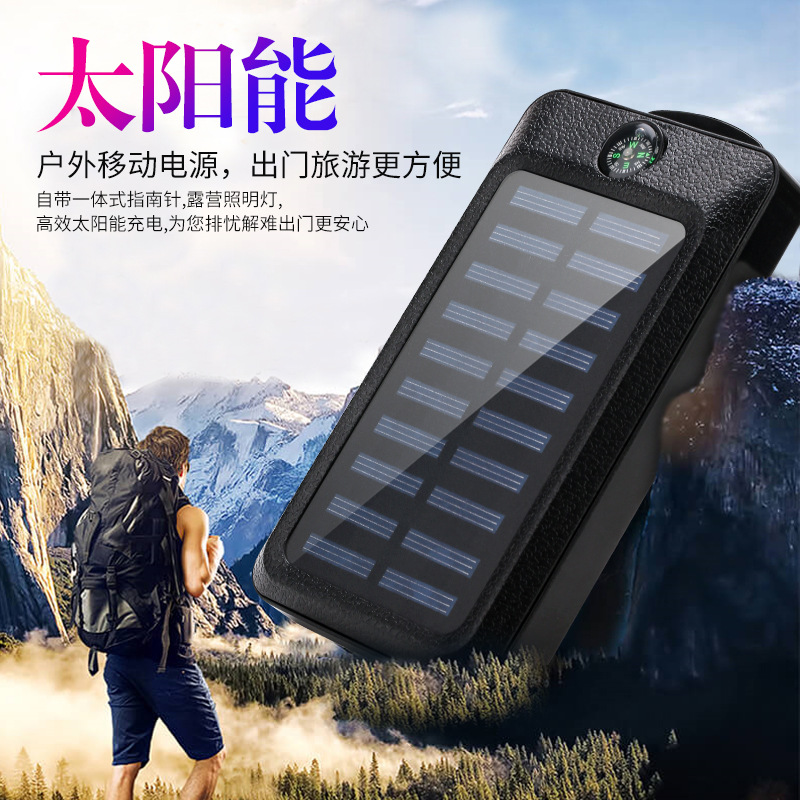 Suitcase solar-powered