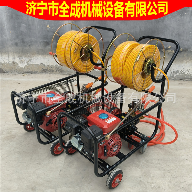 全成农用推车打药机 汽油柴油高压喷药机 便捷式消毒汽油喷雾机