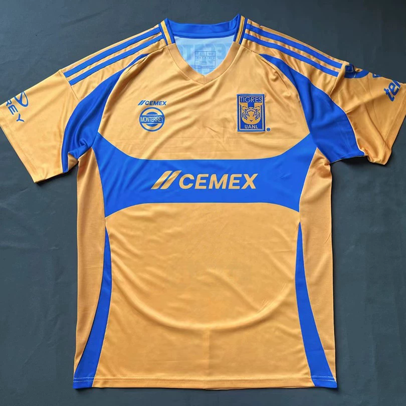 Футбольная форма игроков Мексиканской Суперлиги 2425: домашняя и гостевая форма Монтеррей Тайгерс, Америка, Атлас — не популярные модели.