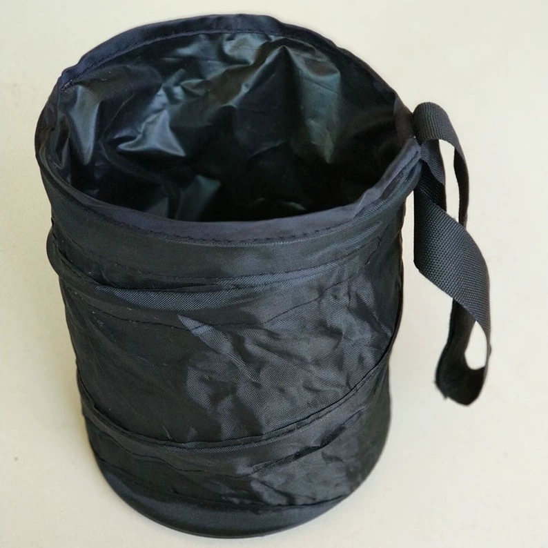 Складное Автомобильное Мусорное ведро Mini Oxford двухслойная холщовая водонепроницаемая сумка, портативная коллекция нетканого материала