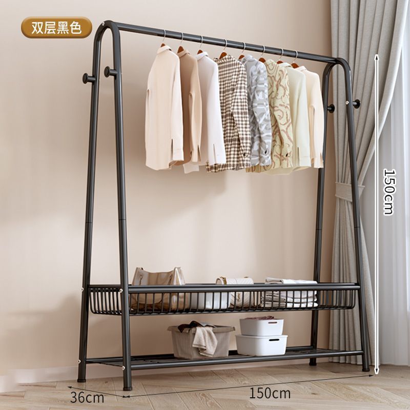 [새롭게 업그레이드된 수납바구니] 더블레이어+후크 - 블랙 150cm [더블레이어+후크] ✦ ✦