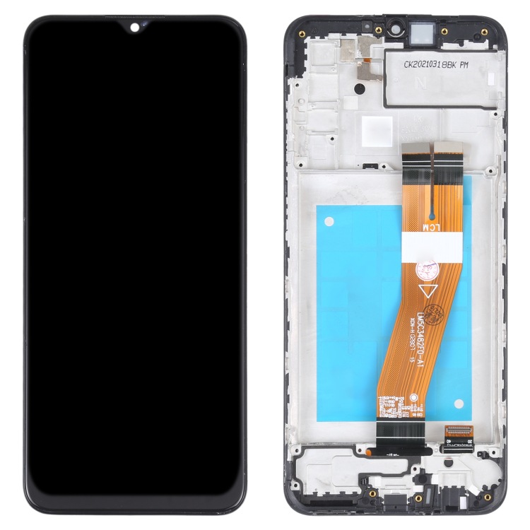 Aplicable a Samsung para Galaxy M02s LCD Touch Assembly con marco TFT material (