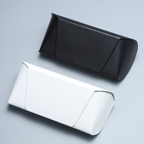 Manufacturer stylish and fashionable portable nearsighted handmade eyeglass case, sunglass case, high-end leather iron box, logo printing available
