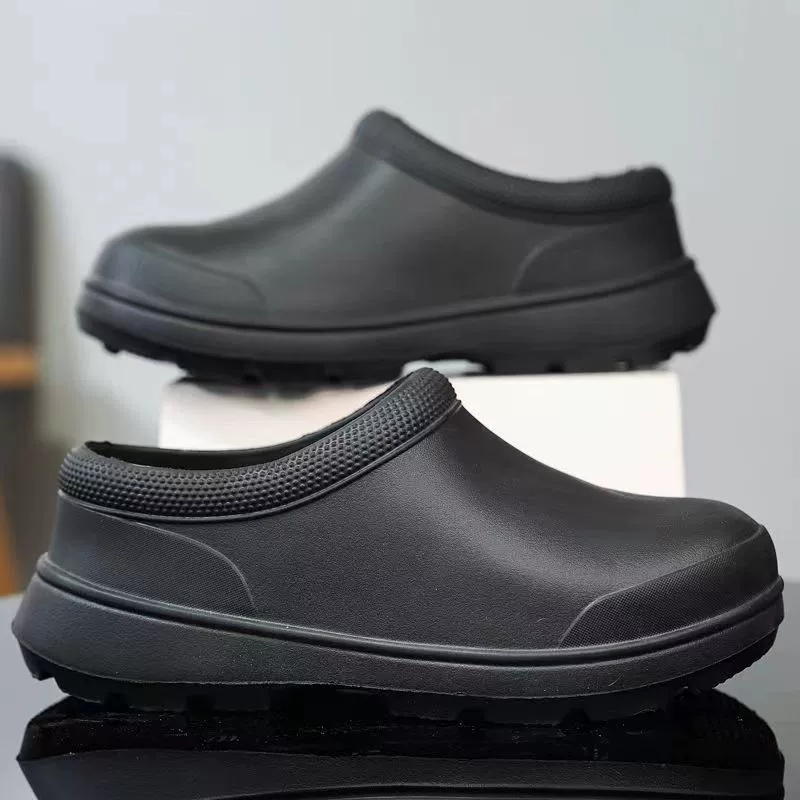 Winter slippers, work non-slip waterproof bag, slide platform, footwear