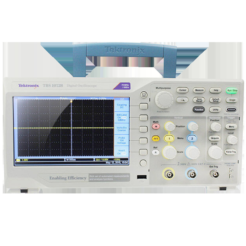 泰克Tektronix TBS1072B数字存储示波器70M双通道/100M二通道