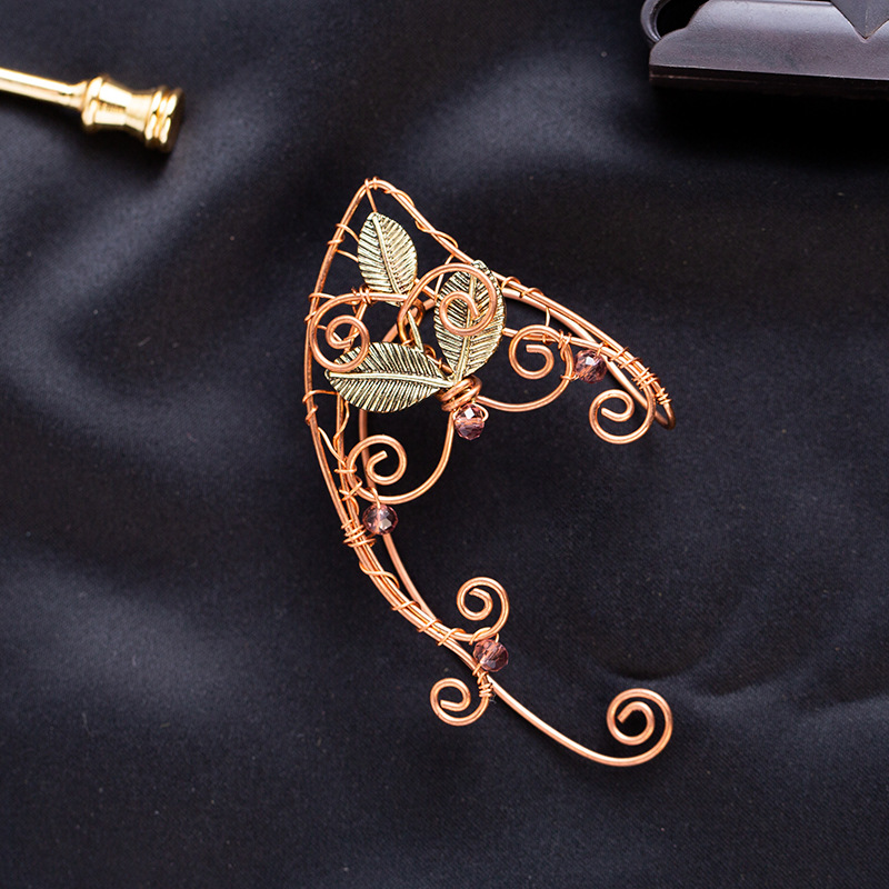 2021 europeo y americano transfronterizo popular no perforado oreja clip elfo pendientes hechos a mano Amazon pendientes populares pendientes Nuevo