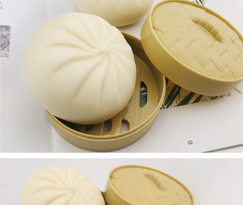 Funny Creative Squeeze Decompression Toy Xiaolongbao Wholesale Nihaojewelry display picture 3