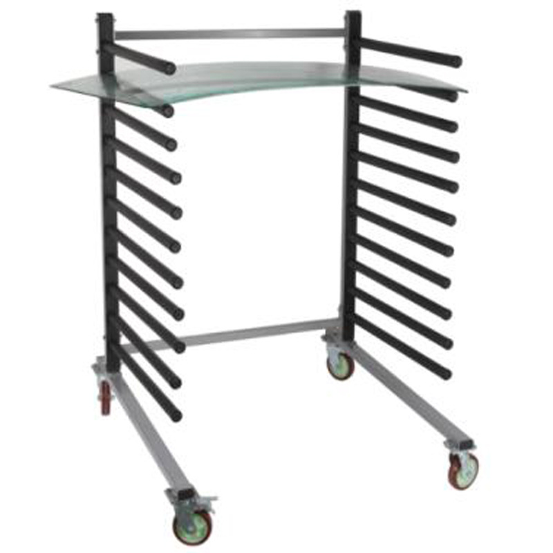 移动式汽车维修挡风玻璃多层摆放架挂壁式挡风玻璃搁置架