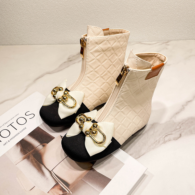 Dropshipping Girls' Boots, Big Kidsren's Boots, 2025 Spring New Kidsren's Shoes, Kidsren's Style Princess Shoes, Small