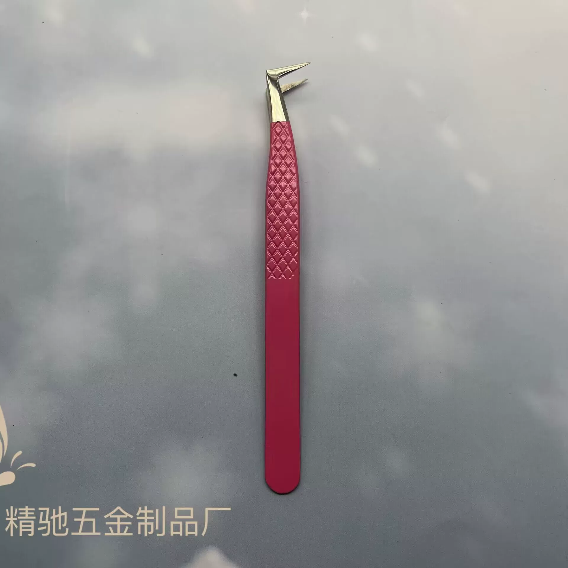 Eyelash extension, tweezers, eyelash curler