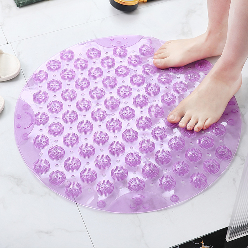 [Rond transparent violet]] / 30*30cm [Anti-dérapant de massage]